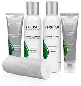 Exposed Skincare Routine